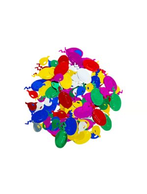 Konfetti Ballons bunt Farbe: mehrfarbig