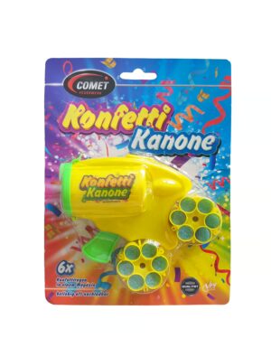 Konfetti Kanone Farbe: gelb