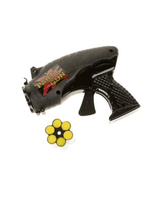 Konfetti Pistole Deiters schwarz