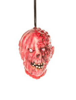 Kopf Zombie blutig mit Schlaufe Farbe: rot