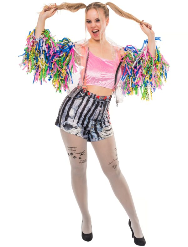 Kostüm Bop Harley Quinn 5-tlg. Damen bunt XL Farbe: bunt