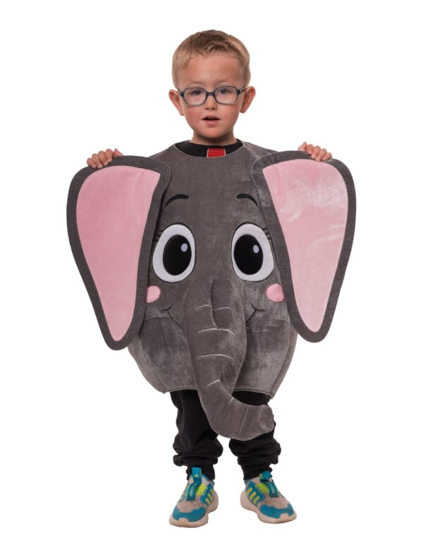 Kostüm Elefant Kinder grau one size