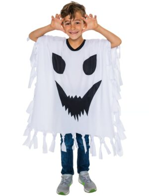 Kostüm Geist Kinder weiß 116-128