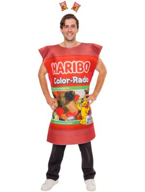 Kostüm HARIBO Color-Rado Erwachsene bunt one size Farbe: bunt