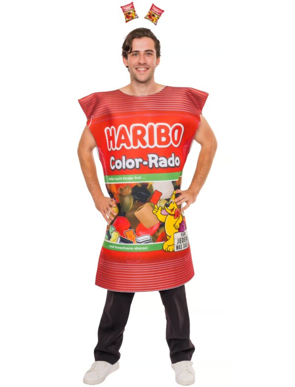 Kostüm HARIBO Color-Rado Erwachsene bunt one size Farbe: bunt