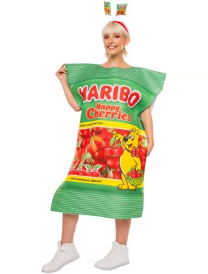 Kostüm HARIBO Happy Cherries Erwachsene bunt one size Farbe: bunt