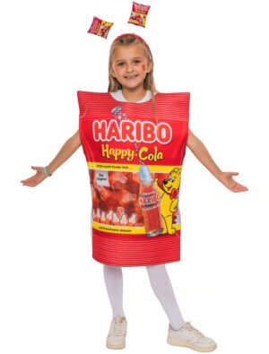Kostüm HARIBO Happy-Cola Kinder bunt one size Farbe: bunt