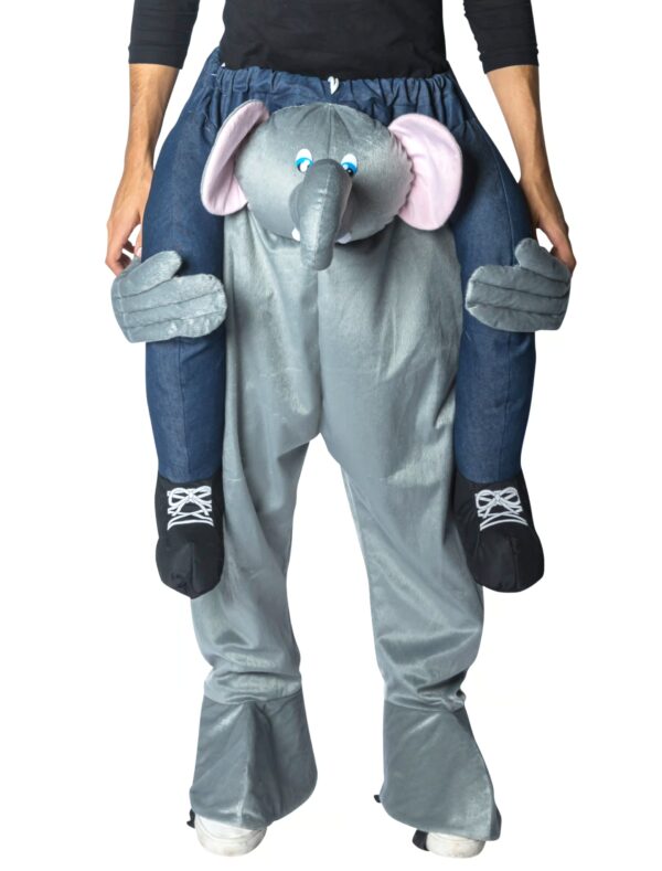 Kostüm Huckepack Elefant grau one size
