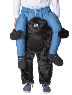 Kostüm Huckepack Gorilla schwarz one size
