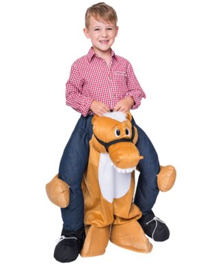 Kostüm Huckepack Pferd Kinder Farbe: braun