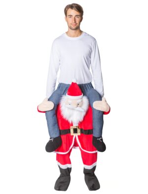 Kostüm Huckepack Weihnachtsmann Farbe: rot