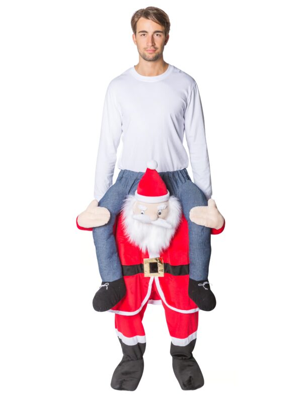 Kostüm Huckepack Weihnachtsmann Farbe: rot
