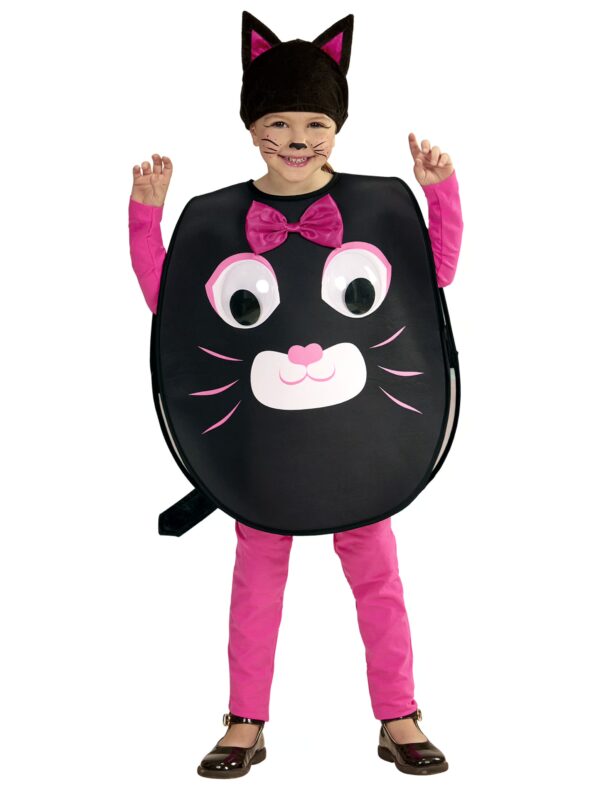 Kostüm Katze Kinder 2-tlg. Farbe: schwarz