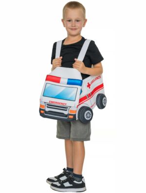 Kostüm Krankenwagen zum Umhängen Kinder bunt one size Farbe: bunt
