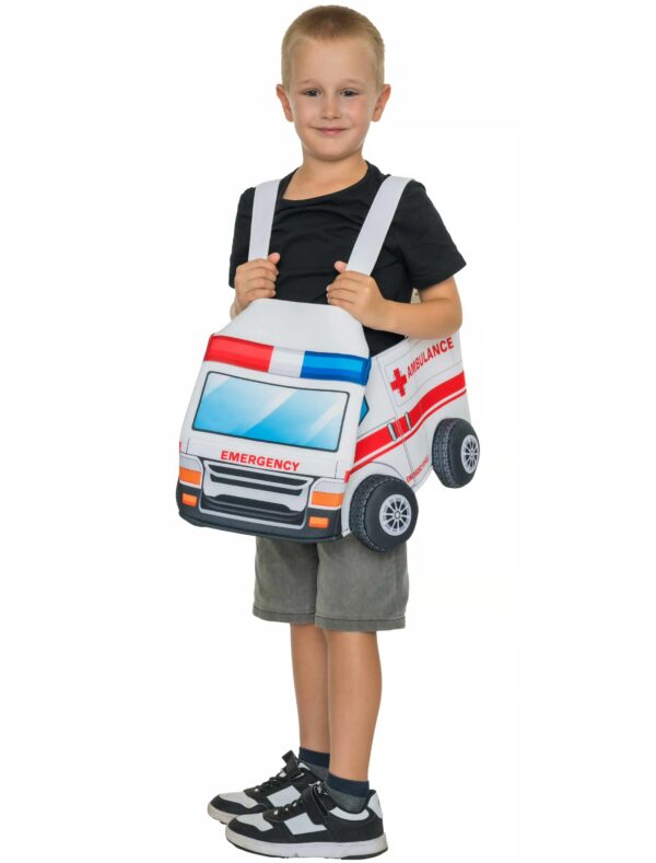 Kostüm Krankenwagen zum Umhängen Kinder bunt one size Farbe: bunt