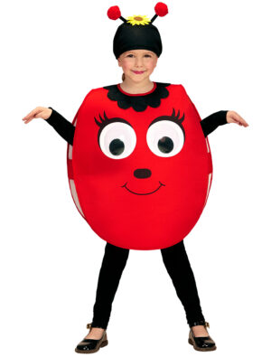 Kostüm Marienkäfer Kinder 2-tlg. Farbe: schwarz/rot