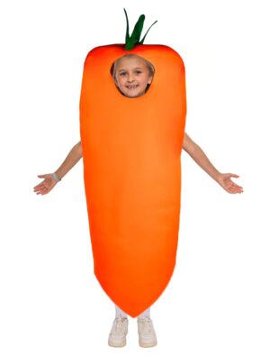 Kostüm Möhre Kinder orange one size