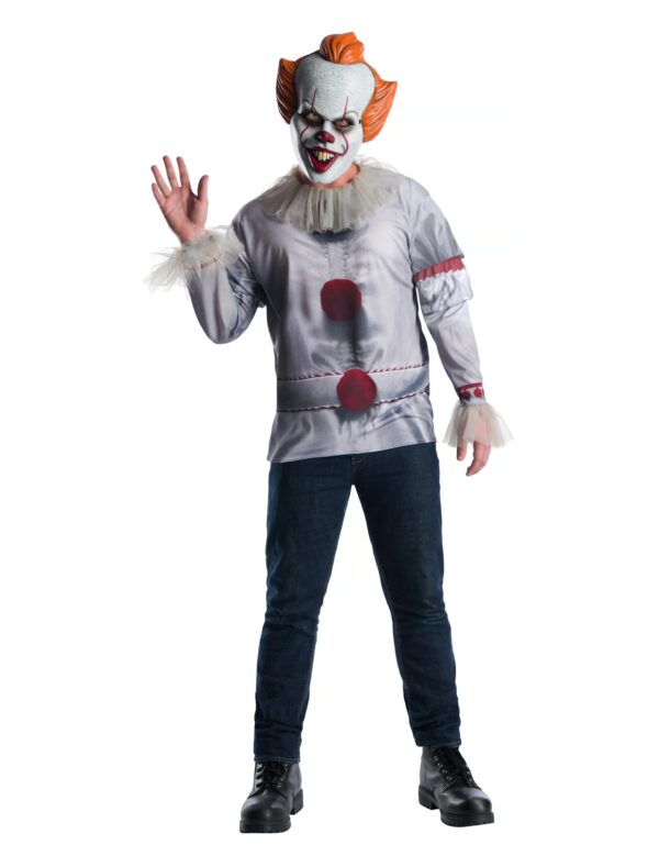 Kostüm Pennywise ES 2-tlg. grau STD