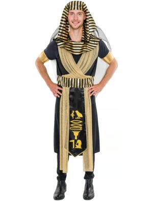 Kostüm Pharao 3-tlg. Herren schwarz/gold S/M