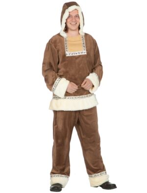 Kostüm Polar Herren braun 58-60