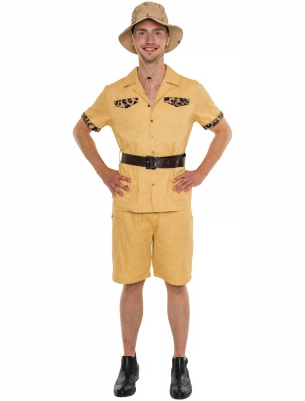 Kostüm Safari 2-tlg. Herren beige S