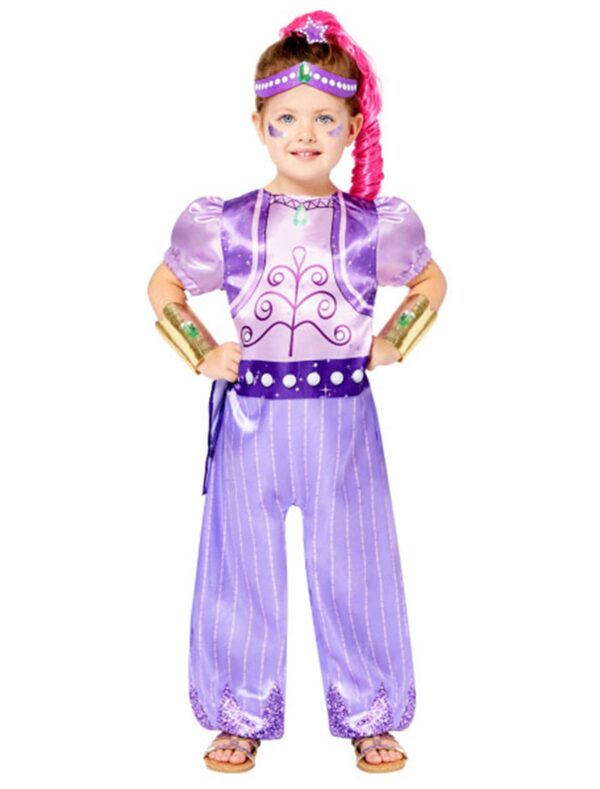 Kostüm Shimmer 4-tlg. Kinder lila 4-6 Jahre