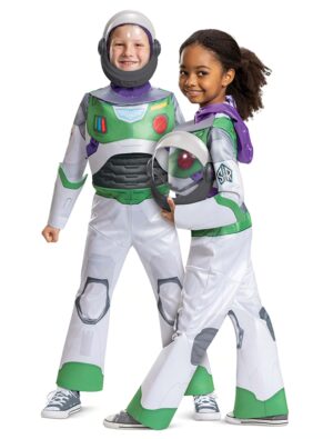 Kostüm Toy Story Buzz Lightyear DLX 3-tlg. Kinder silber/lila 7-8 Jahre