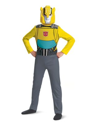 Kostüm Transformers Bumblebee basic 2-tlg. Kinder schwarz/gelb 7-8 Jahre