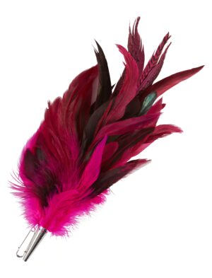 Kostümzubehör Ansteckfedern rosa