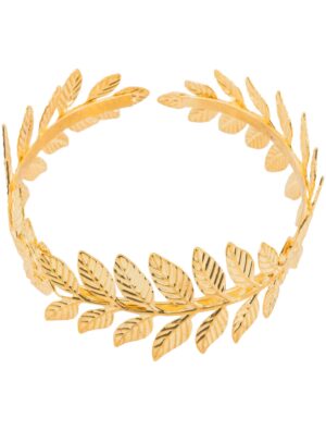 Kostümzubehör Armband Lorbeerkranz gold