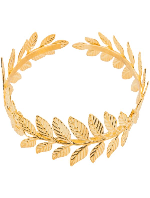 Kostümzubehör Armband Lorbeerkranz gold