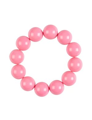 Kostümzubehör Armband Perlen pink