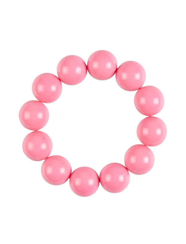 Kostümzubehör Armband Perlen pink