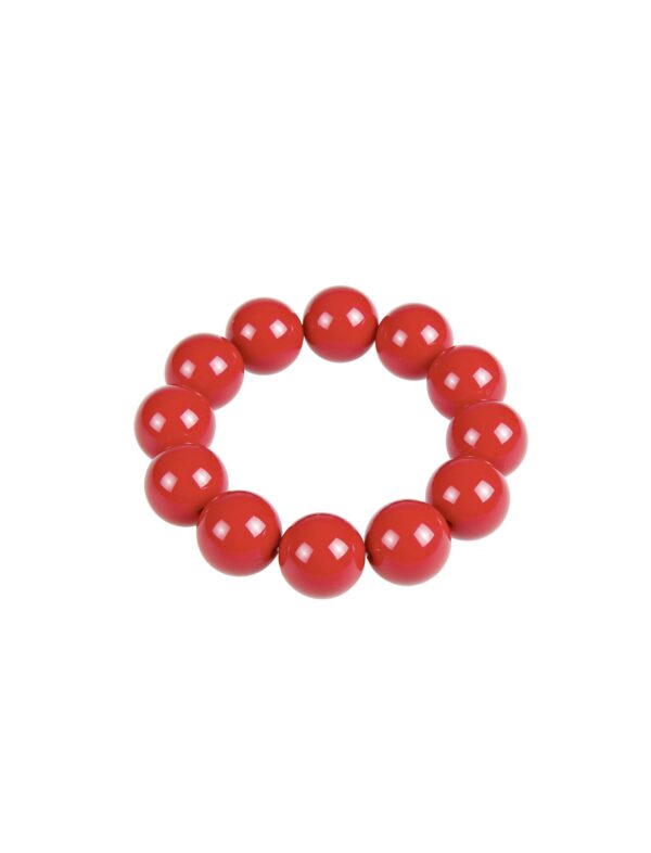 Kostümzubehör Armband Perlen rot