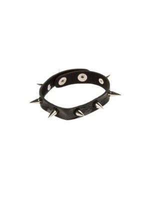 Kostümzubehör Armband Punker einfach Farbe: schwarz