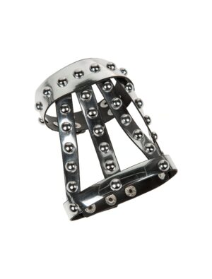 Kostümzubehör Armband Punker silber