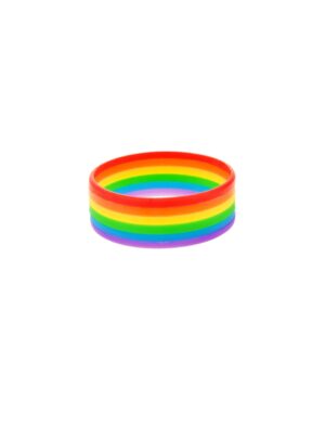 Kostümzubehör Armband Regenbogen Silikon Farbe: mehrfarbig