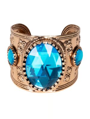 Kostümzubehör Armreif Cleopatra gold/türkis