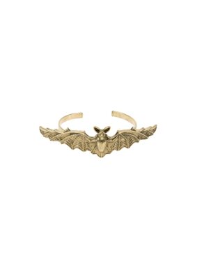 Kostümzubehör Armreif Fledermaus gold