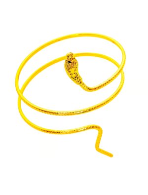 Kostümzubehör Armreif Schlange gold