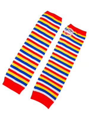 Kostümzubehör Armstulpen gestreift rot/weiß/blau