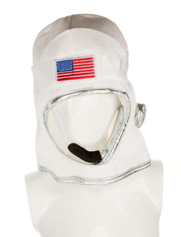 Kostümzubehör Astronautenhelm USA weiß