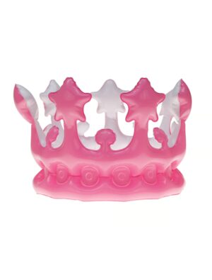 Kostümzubehör Aufblasbare Krone pink