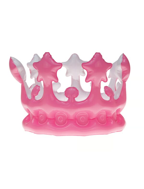 Kostümzubehör Aufblasbare Krone pink
