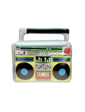 Kostümzubehör Aufblasbarer Ghetto-Blaster Farbe: bunt