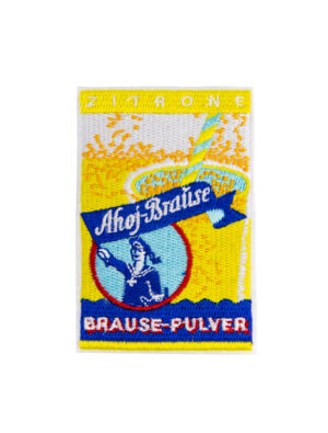 Kostümzubehör Aufnäher Ahoj-Brause Brause-Pulver gelb