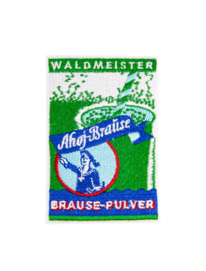 Kostümzubehör Aufnäher Ahoj-Brause Brause-Pulver grün