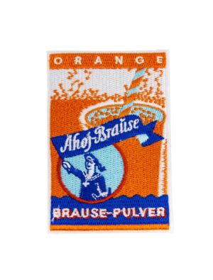 Kostümzubehör Aufnäher Ahoj-Brause Brause-Pulver orange