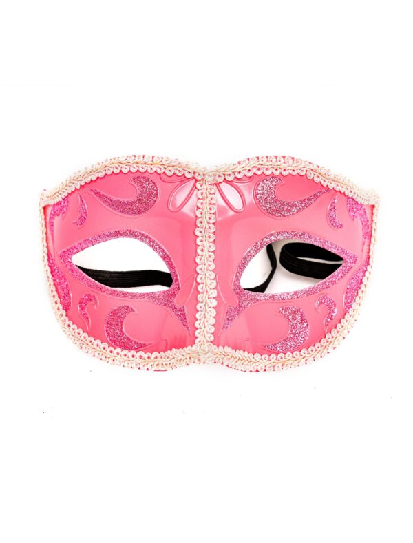 Kostümzubehör Augenmaske pink
