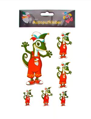 Kostümzubehör Autoaufkleber Jecko 6
